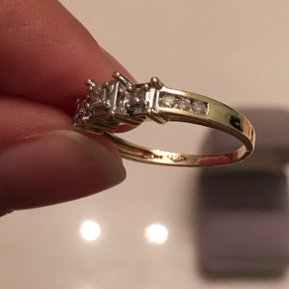 14 Karat Gold Engagement Ring, $450 - Picture 7 of 8